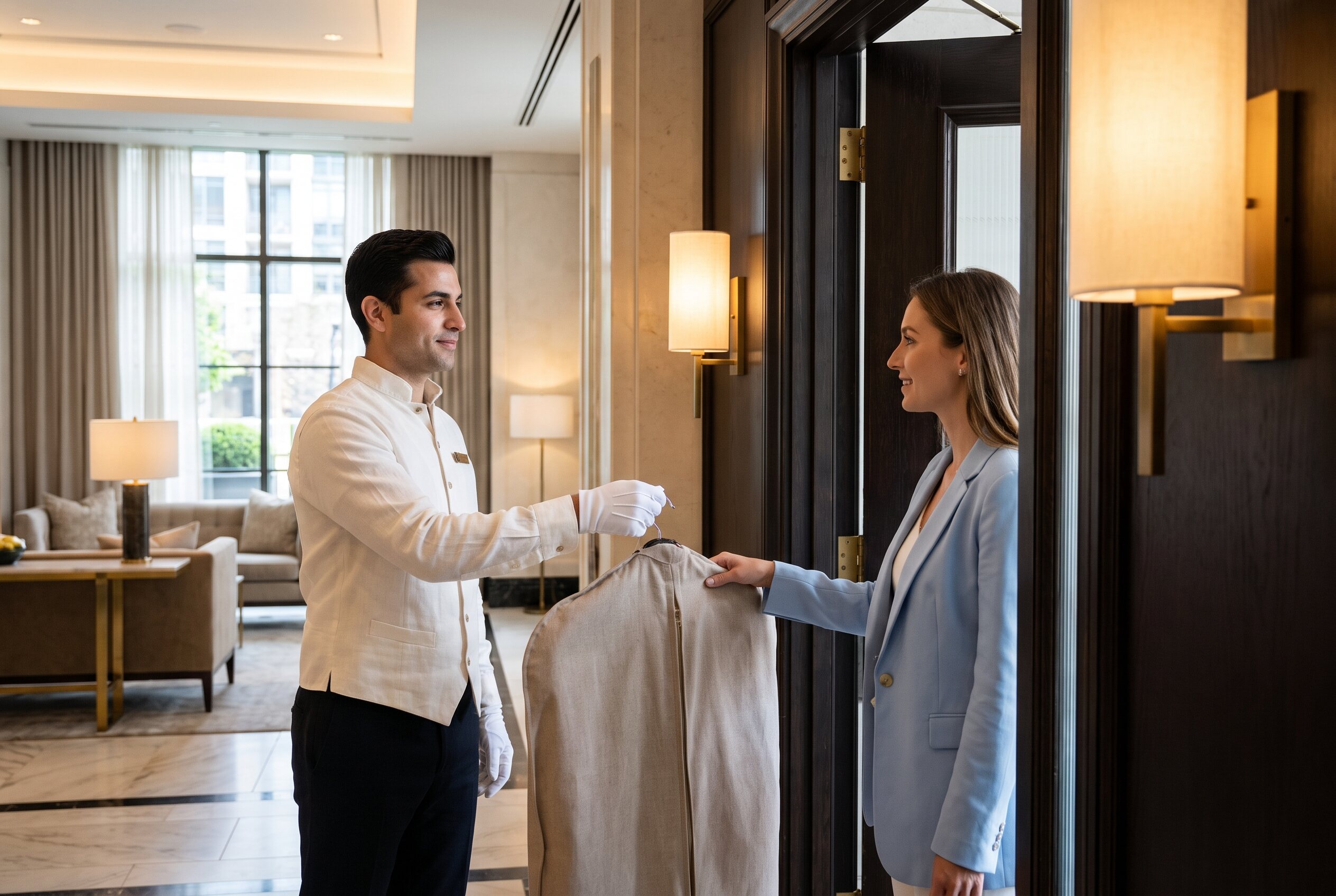 Concierge garment delivery